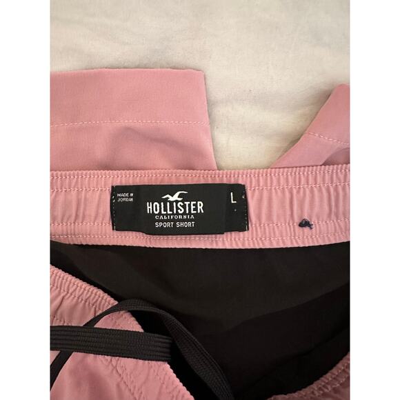 Hollister‎ Sport Short Size Large Pink Men’s Vacation Summer Comfortable Beach - Picture 3 of 8